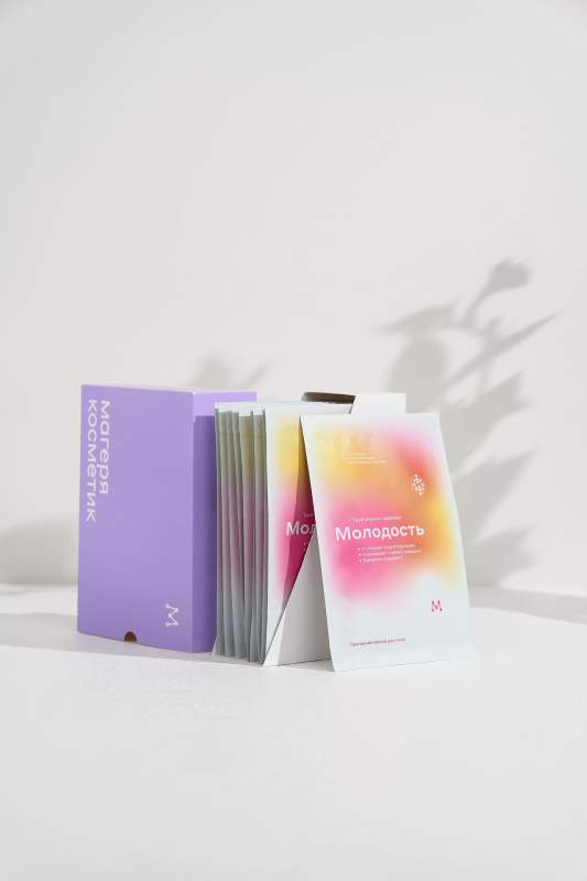 Маски тканевые для лица - Курс Молодость из 10 шт