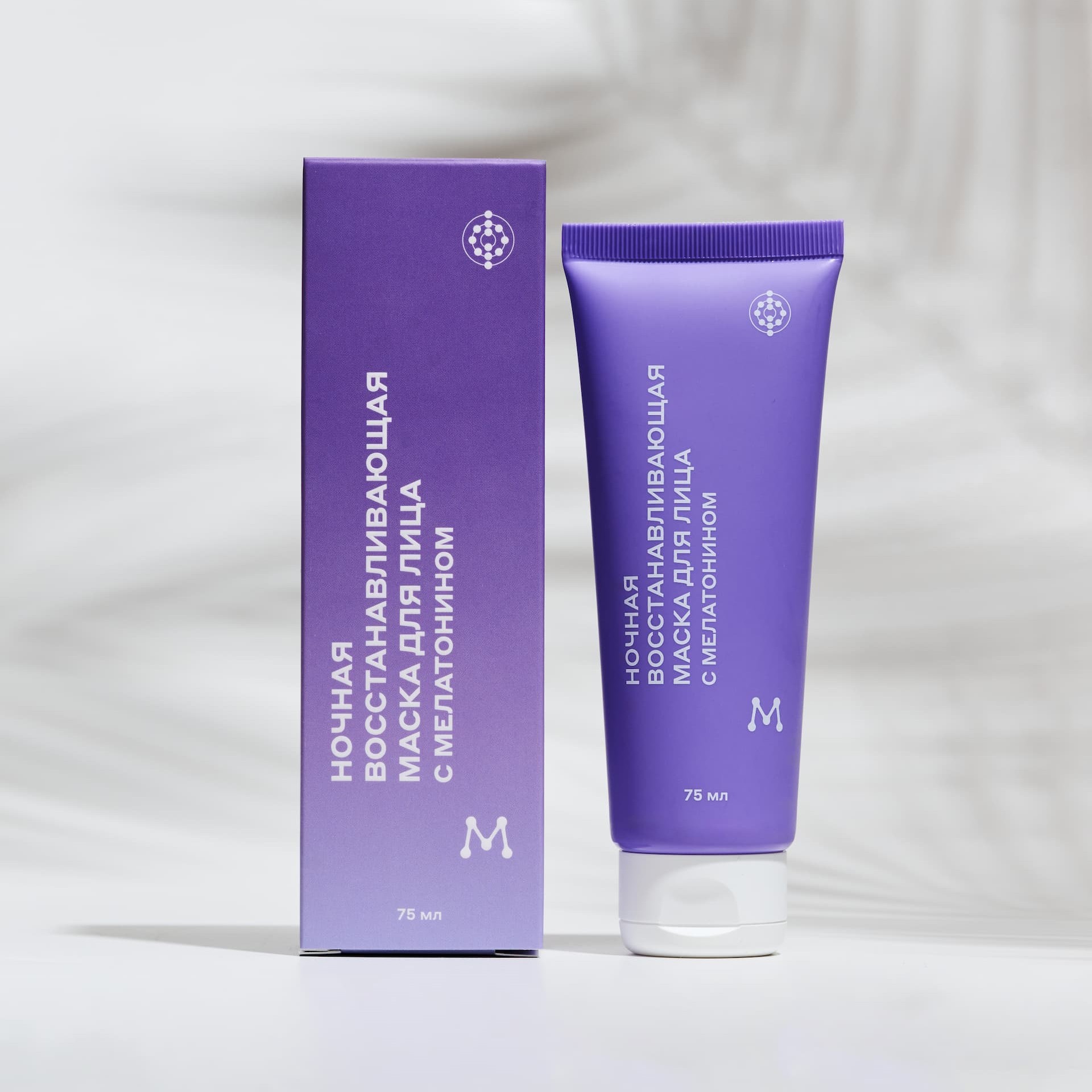 Ночная восстанавливающая маска для лица с мелатонином